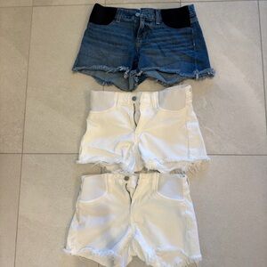 Paige Denim and Joe’s Jeans Maternity Shorts Bundle